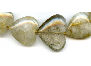 Rutilated Quartz 20-40x Heart