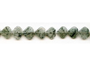 Green Rutilated Quartz 13-15x Heart