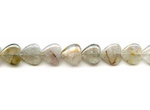 Rutilated Quartz 14mm Heart