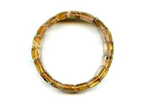 Rutilated Quartz 18-19mm Bracelet