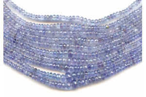 Tanzanite 2.5-7mm Faceted Rondell