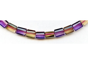 Ametrine 8x Faceted Tube