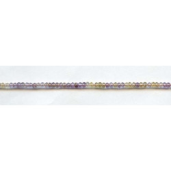 Ametrine 3mm Faceted Rondell