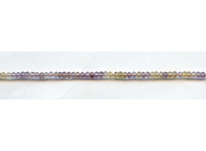 Ametrine 3mm Faceted Rondell