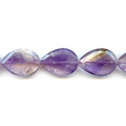 Ametrine 22x30 Faceted Twisted Pear