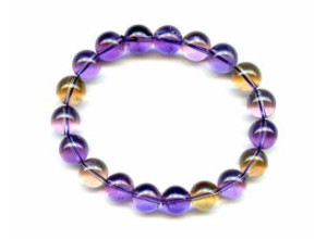 Ametrine 10mm Round Bracelet