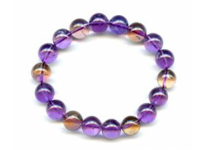 Ametrine 10.5-11mm Round Bracelet