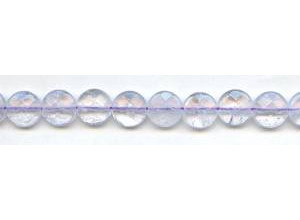 Lavender Quartz 12mm Faceted Coin