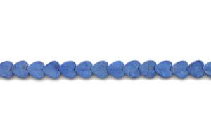 Lapis Howlite 8mm Heart