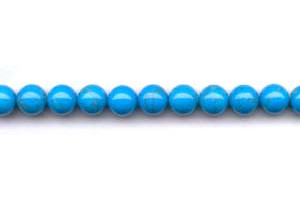 Turquoise Howlite 10mm Round