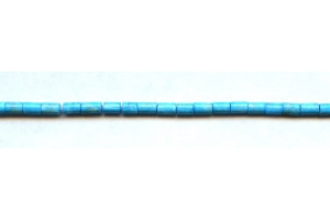 Turquoise Howlite 3x5 Tube