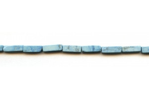 Turquoise Howlite 4x13 Rectangle