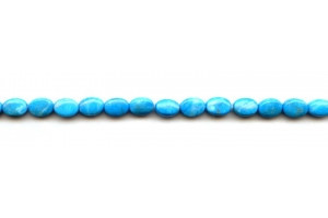 Turquoise Howlite 5x7 Flat Oval