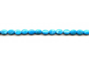 Turquoise Howlite 5x7 Flat Oval