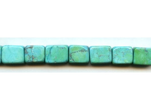 Turquoise Howlite 12x16 Flat Rectangle Nugget