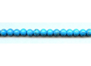 Turquoise Howlite 8mm Rondell