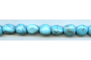 Turquoise Howlite 12x Tumbled Nugget