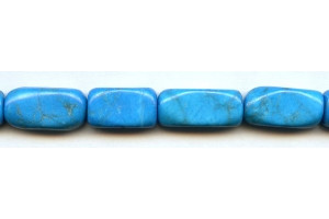 Turquoise Howlite 12x20 Rectangle Nugget