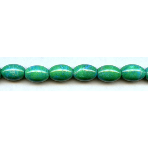 239-1109 Turquoise Howlite <br>12x16 Barrel Oval