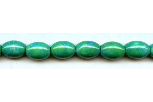 Turquoise Howlite 12x16 Barrel Oval