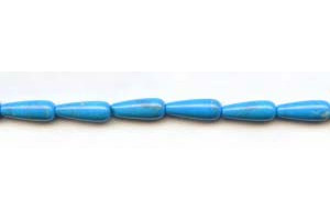 Turquoise Howlite 6x16 Teardrop