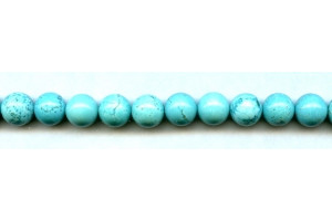 Turquoise Howlite 10mm Round