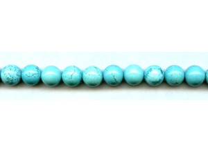 Turquoise Howlite 10mm Round