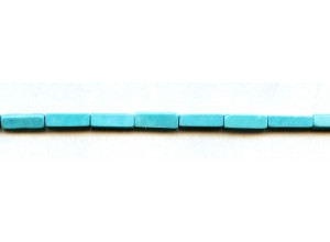 Turquoise Howlite 4x13 Rectangle