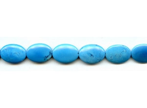 Turquoise Howlite 13x18 Flat Oval