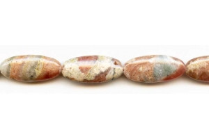 Brown Rhodochrosite 13x30 Flat Oval