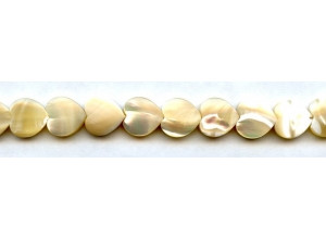 Natural Mother of Pearl 12mm Heart