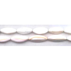 Pink Mother of Pearl 10x25 Ridged Marquise