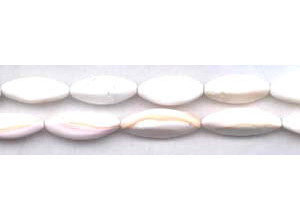 Pink Mother of Pearl 10x25 Ridged Marquise