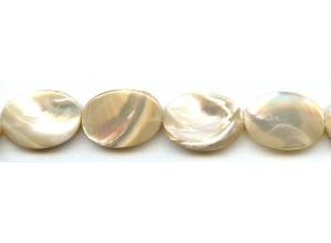 Natural Mother of Pearl 18x25 Flat Oval