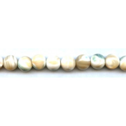 Natural Mother of Pearl 12mm Round