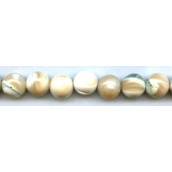 Natural Mother of Pearl 14-15mm Round