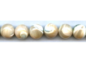 Natural Mother of Pearl 17mm Round