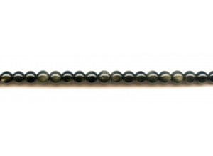 Golden Obsidian 6mm Round