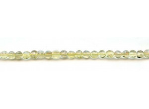 Lemon Topaz 5mm Faceted Coin