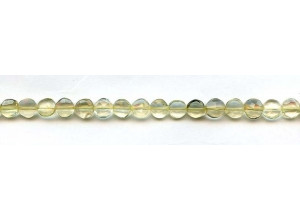 Lemon Topaz 6mm Faceted Coin