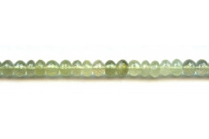 Prehnite 8mm Faceted Rondell