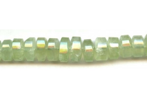 Prehnite 12-16mm Faceted Oval Rondell