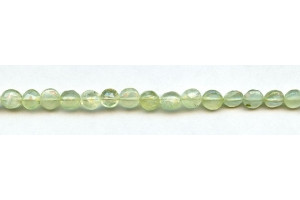 Prehnite 6mm Faceted Coin