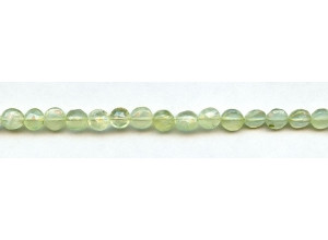 Prehnite 6mm Faceted Coin