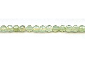 Prehnite 7mm Faceted Coin