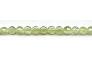 Prehnite 8mm Faceted Coin