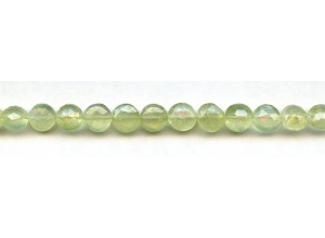 Prehnite 8mm Faceted Coin