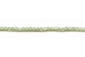 Prehnite 3-4mm Faceted Round