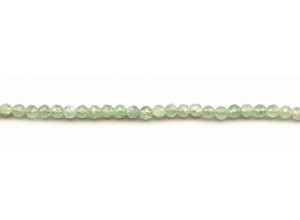 Prehnite 3-4mm Faceted Round