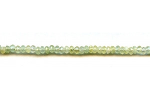 Prehnite 6mm Faceted Rondell